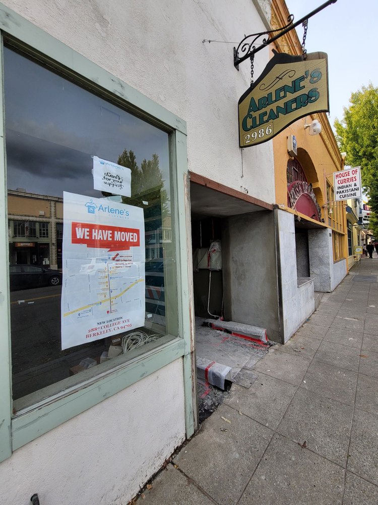 ARLENE’S CLEANERS 2887 College Ave, Berkeley, California Updated