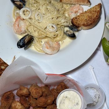 Pirates Kitchen - Seafood Cream Pasta and fried oysters - Cajun/Creole Near Me - Artesia, California Pirates Kitchen - Seafood Cream Pasta and fried oysters - Cajun/Creole Near Me - Artesia, California