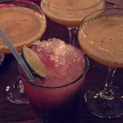Slug & Lettuce - Passion fruit daiquiri and rumberry mojito