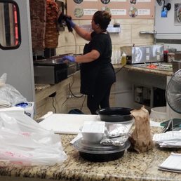 Slicing meats. Slicing meats.