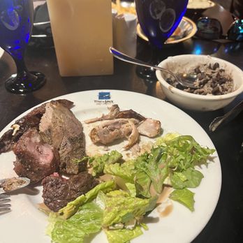Texas de Brazil - Oklahoma City - Salad with various small portions of steak and chicken - Steakhouses Near Me - Oklahoma City, Oklahoma Texas de Brazil - Oklahoma City - Salad with various small portions of steak and chicken - Steakhouses Near Me - Oklahoma City, Oklahoma