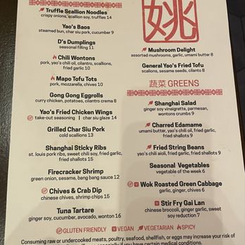 Yao’s - Small Plates Menu - Chinese Near Me - Oviedo, Florida Yao’s - Small Plates Menu - Chinese Near Me - Oviedo, Florida