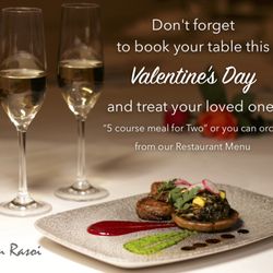 Indian Rasoi - Book your table now for Valentine's Day
