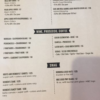Hermosa Brewing - Menu - Brewpubs Near Me - Hermosa Beach, California
