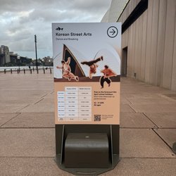 Sydney Opera House - Info on free Korean Street Arts performances (April 2025)