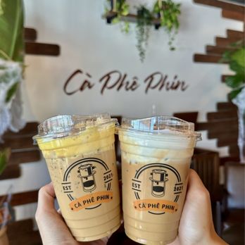 Ca Phe Phin - Egg coffee (L) & Sea salt coffee (R) - Coffee & Tea Near Me - Sacramento, California