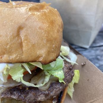 The Barn - My Barn Burger without cheese. So good! - Burgers Near Me - Half Moon Bay, California The Barn - My Barn Burger without cheese. So good! - Burgers Near Me - Half Moon Bay, California