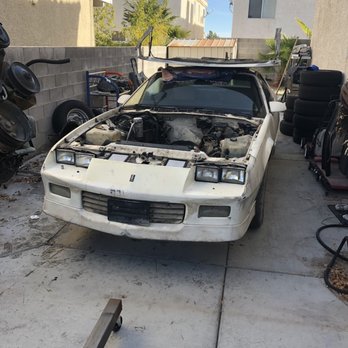 Velocity Customs - How the car showed up at the shop - engine-less - Auto Repair Near Me - Las Vegas, Nevada Velocity Customs - How the car showed up at the shop - engine-less - Auto Repair Near Me - Las Vegas, Nevada