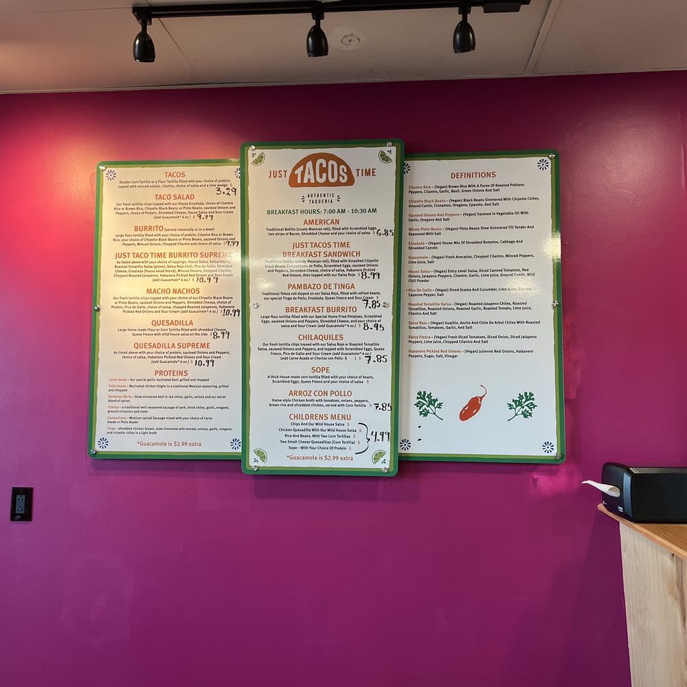Just Tacos Time - Mexican Near Me - Carmel, Indiana