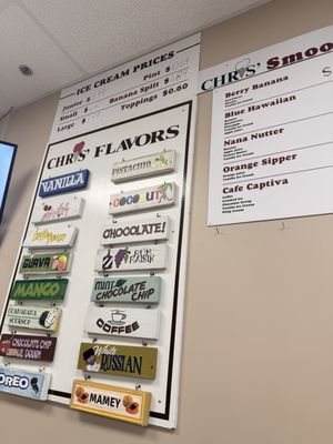 Menu photo 4 Chris' Ice Cream Indianapolis, IN