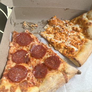 Cuts & Slices - Buffalo chicken pizza and pepperoni to go! So delicious - Pizza Near Me - Brooklyn, New York