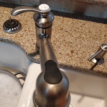 DoneRite Plumbing & Drain - Kitchen faucet. (Please excuse the dishes in the sink) - Plumbing Near Me - Turner, Oregon DoneRite Plumbing & Drain - Kitchen faucet. (Please excuse the dishes in the sink) - Plumbing Near Me - Turner, Oregon