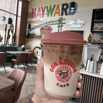 Con Azucar Cafe - Mazapán latte with oatmilk - Coffee & Tea Near Me - Hayward, California Con Azucar Cafe - Mazapán latte with oatmilk - Coffee & Tea Near Me - Hayward, California