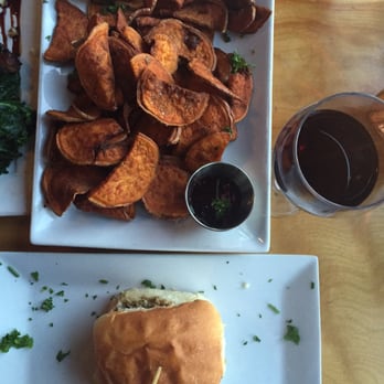 Alchemy - Zaremba burger and sweet potato fries - New American Near Me - Madison, Wisconsin