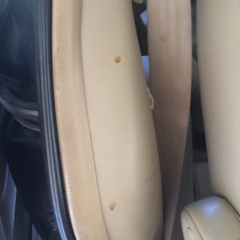 Cobblestone Auto Spa - Coffee on the door still remaining after detail - Auto Detailing Near Me - Tempe, Arizona