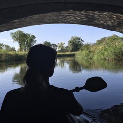Kayak the Creek - Passing under Excelsior Boulevard