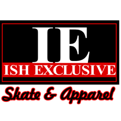 ISH EXCLUSIVE skate & apparel - EVERYTHING we sell is licensed and WE ARE authorized retailers through the brand, no 3rd party or garment district :)