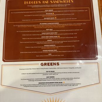 Joe Momma's - Menu back - Breakfast & Brunch Near Me - Meridian, Idaho Joe Momma's - Menu back - Breakfast & Brunch Near Me - Meridian, Idaho