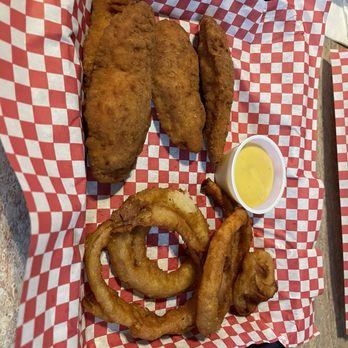 Lumber Yard Bar And Grill - Onion rings and Chicken Strips - Bars Near Me - Cowden, Illinois Lumber Yard Bar And Grill - Onion rings and Chicken Strips - Bars Near Me - Cowden, Illinois