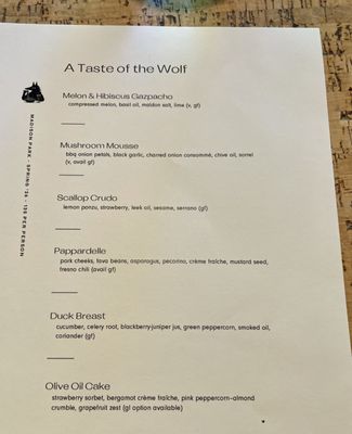 Menu photo 1 How to Cook a Wolf Seattle, WA Menu photo 1 How to Cook a Wolf Seattle, WA