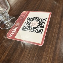 Table QR Code Menu