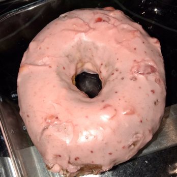 When Pigs Fly - HUGE Cranberry Glazed Donut - Bakeries Near Me - Somerville, Massachusetts