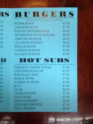 Menu photo 6 Parkway Tavern Tacoma, WA