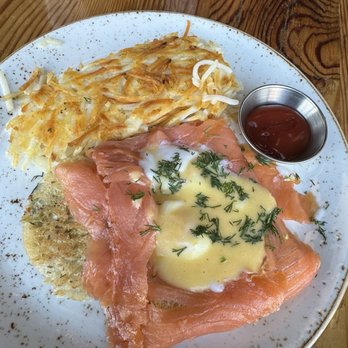 The Table - Smoked Salmon Eggs Benedict - New American Near Me - San Jose, California The Table - Smoked Salmon Eggs Benedict - New American Near Me - San Jose, California