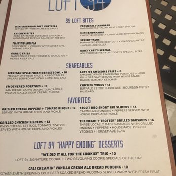 Loft 94 - Small Bites Great Price!! - Tapas/Small Plates Near Me - Jamul, California