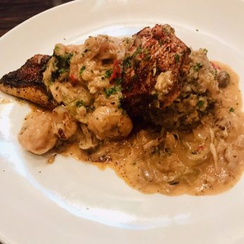 Masraff's - Blackened Gulf Red Snapper - New American Near Me - Houston, Texas