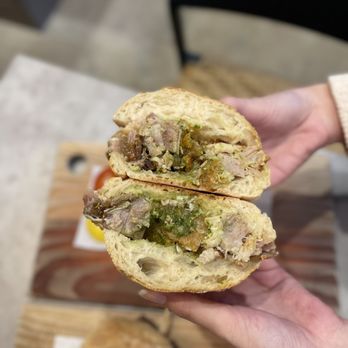 Meat & Bread - ig: @whatsviveating  |  porchetta - Sandwiches Near Me - Austin, Texas