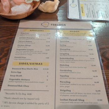 Tselogs - Menu - Filipino Near Me - Daly City, California Tselogs - Menu - Filipino Near Me - Daly City, California