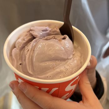 Salt & Straw - Dairy-Free Honey Lavender Ice Cream~ 8 year old loved it, but couldn't finish and gave the rest to daddy! - Ice Cream & Frozen Yogurt Near Me - Anaheim, California