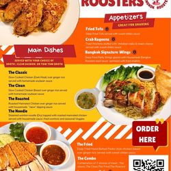 Bangkok Roosters - Menu