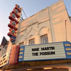 Texas Theatre - Exterior facade and marquee on Jefferson