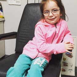 Optometric Center of Encino - Emily, all smiles during her exam.