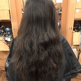 Before and after balayage treatment by Pat. Gorgeous color - wonderful job once again, Pat. Thank you!! Before and after balayage treatment by Pat. Gorgeous color - wonderful job once again, Pat. Thank you!!