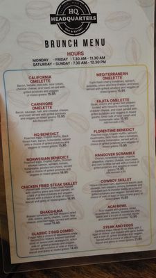 Menu photo 4 Headquarters Bar & Eatery Bakersfield, CA