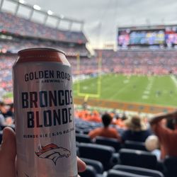 Empower Field at Mile High - Golden Road Broncos Blonde