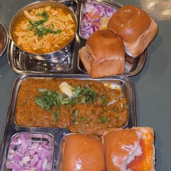 Chor Bazaar - Misal Pav 8/10 and Pav Bhaji 8/10 - Indian Near Me - New York, New York Chor Bazaar - Misal Pav 8/10 and Pav Bhaji 8/10 - Indian Near Me - New York, New York