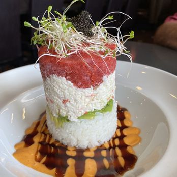 Tokyo Harbor - CA1. Ahi Tower - Sushi Bars Near Me - Plano, Texas