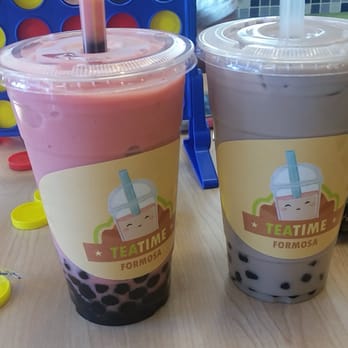 Formosa Tea Time - Love this place. Tora milk tea and strawberry banana smoothie. - Coffee & Tea Near Me - Anaheim, California