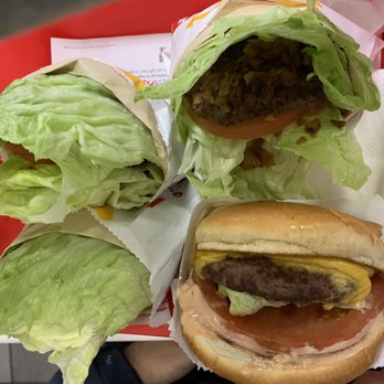 In-N-Out Burger - 1/27/23 3 protein/animal style & a hamburger....all for me! Hahaha - Fast Food Near Me - The Colony, Texas