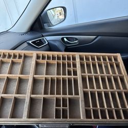 The Vintage Vault of Upland - Here it is empty Letterpress tray.