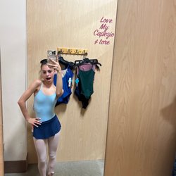 Capezio - Blue leotard, blue skirt and tights
