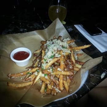 Library Bar - Garlic parmesan fries. All the white stuff is garlic! absolutely delicious. - New American Near Me - Los Angeles, California Library Bar - Garlic parmesan fries. All the white stuff is garlic! absolutely delicious. - New American Near Me - Los Angeles, California