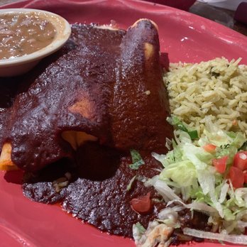 Mi Ranchito - Mole Chicken Enchiladas - Mexican Near Me - Olathe, Kansas