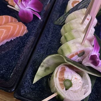 Ten Sushi Cocktail Bar - CUCUMBER WRAP SASHIMI - Asian Fusion Near Me - Irvine, California Ten Sushi Cocktail Bar - CUCUMBER WRAP SASHIMI - Asian Fusion Near Me - Irvine, California