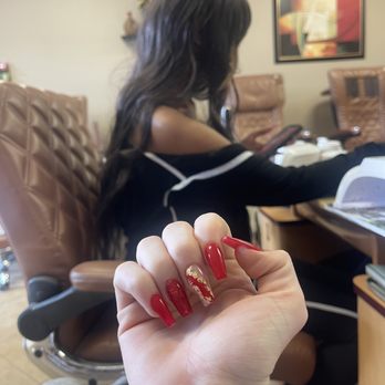 Nail Color - Izzy said red and i don't regret it. - Nail Salons Near Me - Naples, Florida Nail Color - Izzy said red and i don't regret it. - Nail Salons Near Me - Naples, Florida