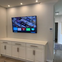 New 65" TV in Living room